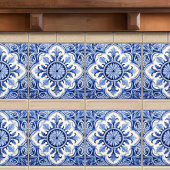 Carreau Indigo Azulejo Bleu Portugais Lisbonne Décor