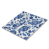 Carreau Indigo Azulejo Blue Portuguese Lisbon Botanical (Côté)