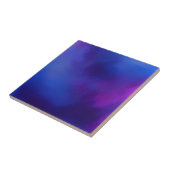 Carreau Indigo marine violet art abstrait céramique carrea (Côté)