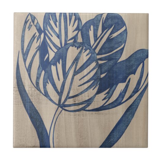 Carreau Indigo Tulip (Devant)