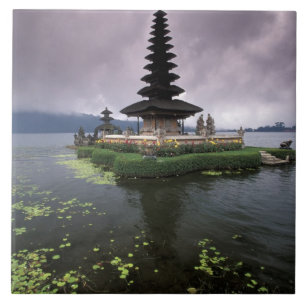 Carreau Indonésie, Bali, Temple Ulun Danu.