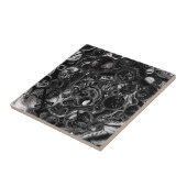 Carreau Infinité noire et blanche (Côté)