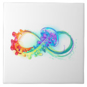 Carreau Infinity avec Rainbow Jellyfish (Devant)