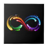 Carreau Infinity symbol of rainbow comets (Devant)