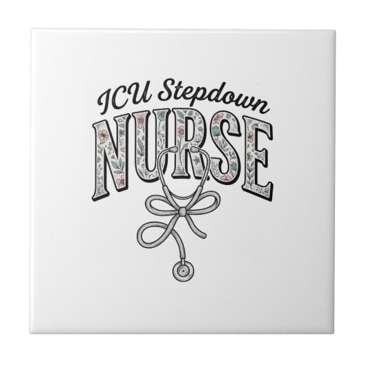 Carreau Infirmière de réanimation Stepdown Stéthoscope flo (Devant)