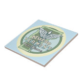 Carreau Infirmière du Vermont Caduceus (Côté)