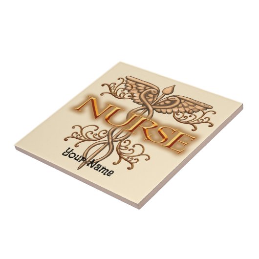 Carreau Infirmière en or (Côté)