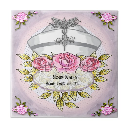 Carreau infirmière rose (Devant)