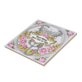 Carreau Infirmière stéthoscope caducée (Côté)