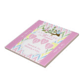 Carreau Informations sur la naissance - Écureuils Bébés Pa (Côté)