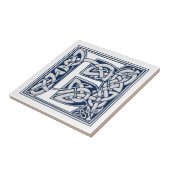 Carreau Initiale celtique E de dragon (Côté)