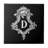 Carreau Initiale de monogramme D (Devant)