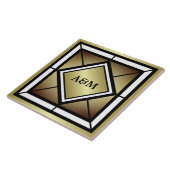 Carreau Initiales de monogramme (Côté)