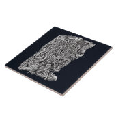 Carreau Innerbeastman, dessin à encre (Côté)