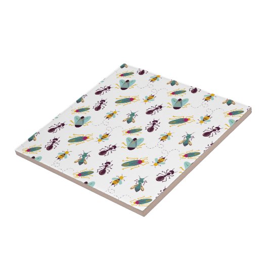 Carreau insectes de petits insectes (Côté)