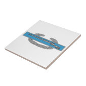 Carreau Insigne de l'Infanteur de combat CIB Armée Vétéran (Côté)