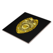 Carreau Insigne du chef de la police de cuisine (Côté)