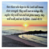 CARREAU INSPIRING ISAIAH 40:31 (Devant)