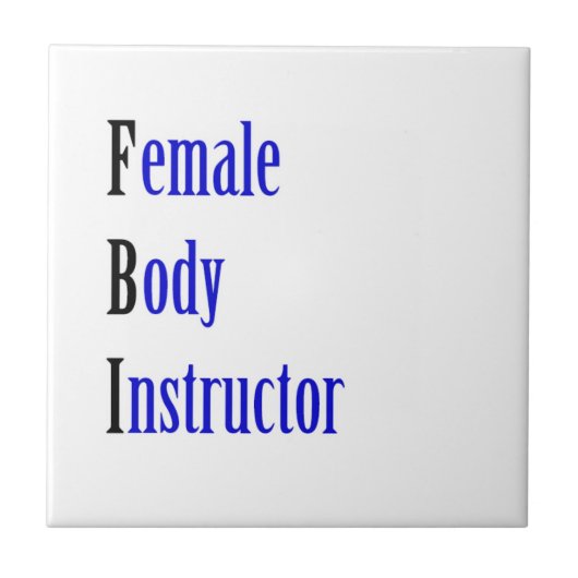 Carreau Instructeur de corps féminin (Devant)