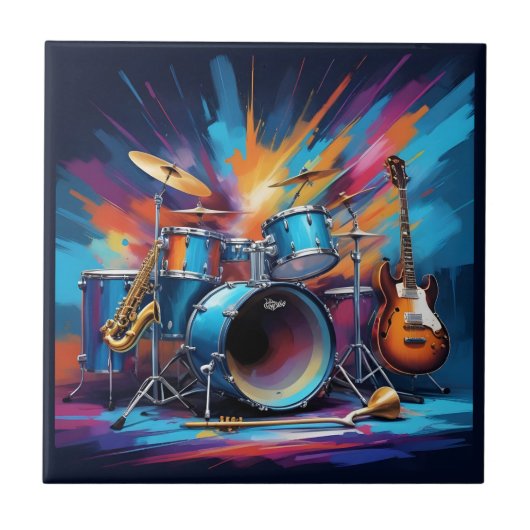 Carreau Instruments de musique (Devant)