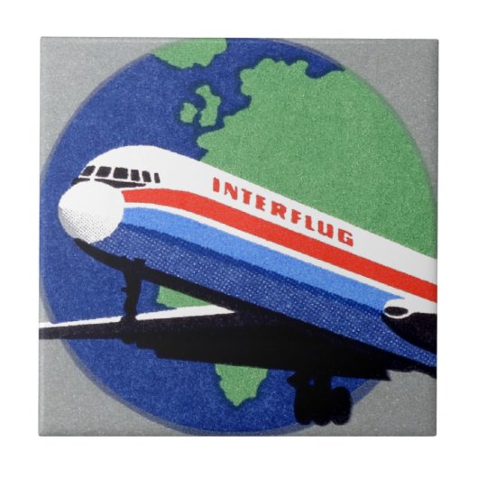 Carreau INTERFLUG - Compagnie aérienne nationale de DDR, A (Devant)