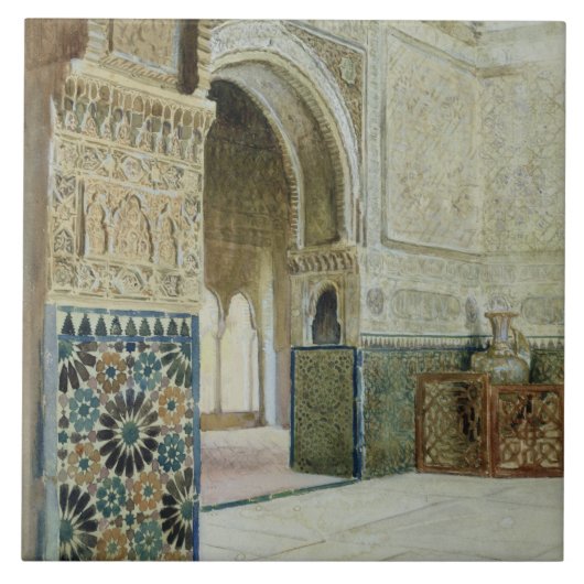 Carreau Intérieur d'Alhambra, Grenade (la semaine) (Devant)