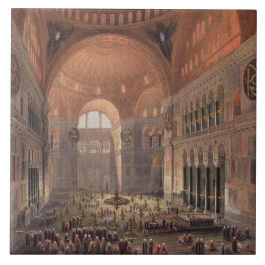 Carreau Intérieur de Haghia Sophia, Constantinople, pub. (Devant)