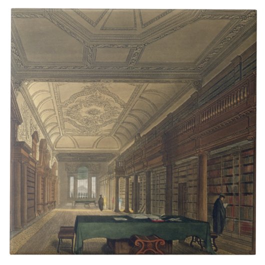 Carreau Intérieur de la bibliothèque de l'église du (Devant)