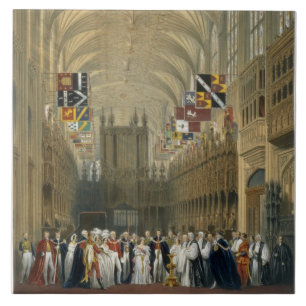 Carreau Intérieur de la chapelle de St George, 1838 (lith