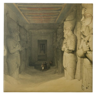 Carreau Intérieur du temple d'Abu Simbel, de "Egypte