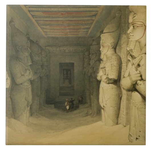 Carreau Intérieur du temple d'Abu Simbel, de "Egypte (Devant)
