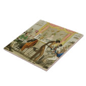 Carreau Intérieur d'un café, pub. pour William Pearm (Côté)