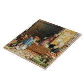 Carreau Intérieur d'une école, le Caire, 1890 (la semaine) (Côté)