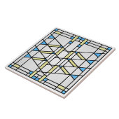 Carreau Interprétation du style scolaire des Prairies no 3 (Côté)