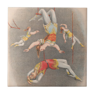 Carreau Interprètes De Trapeze Hommes Et Femmes