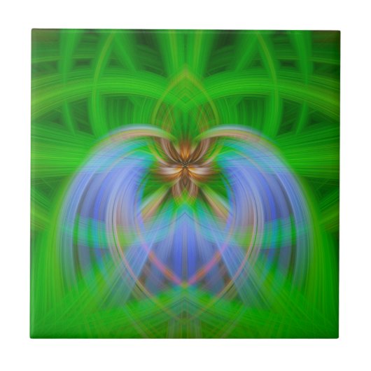 Carreau Intricité verte (Devant)