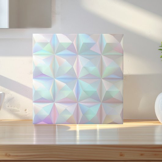 Carreau Iridescent Geometric 3D Square ID1178