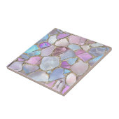Carreau Iridescent Pastel Gemstone Gold Mosaic (Côté)