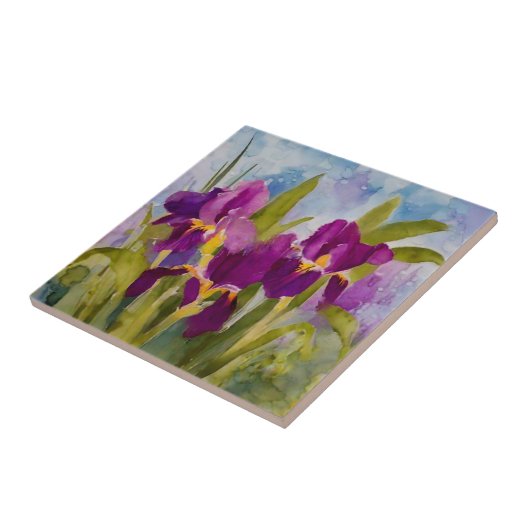 Carreau Iris à l'alcool (Côté)