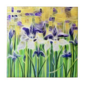 Carreau Iris Abstrait (Devant)