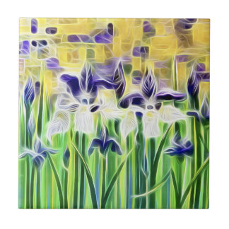 Carreau Iris Abstrait
