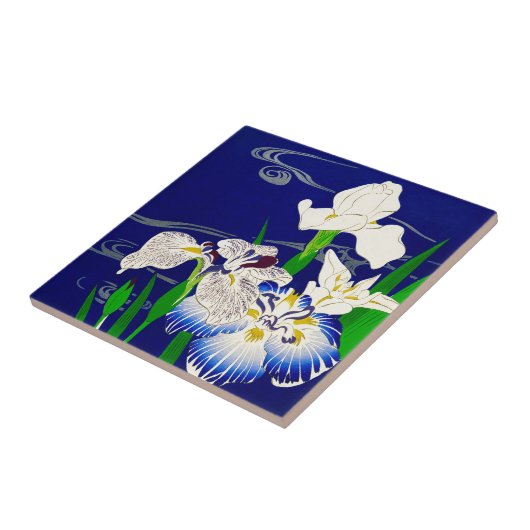 Carreau Iris bleu (Côté)