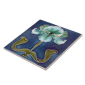 Carreau Iris Bleu à Fleur Éternelle (Côté)