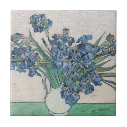 Carreau Iris de Vincent van Gogh |, 1890 (Devant)
