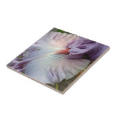 Carreau Iris Floral Barbu Violet Clair (Côté)