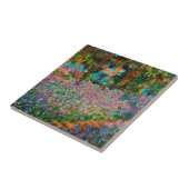 Carreau Iris Jardin Monet Giverny fleurs (Côté)