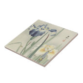 Carreau Iris par Ohara Koson (Côté)