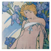 Carreau Iris (Quatre Fleurs), Alphonse Mucha (Devant)