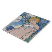 Carreau Iris (Quatre Fleurs), Alphonse Mucha (Côté)