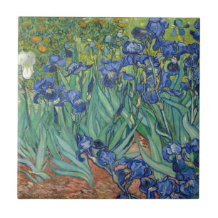 Carreau Irises par Van Gogh